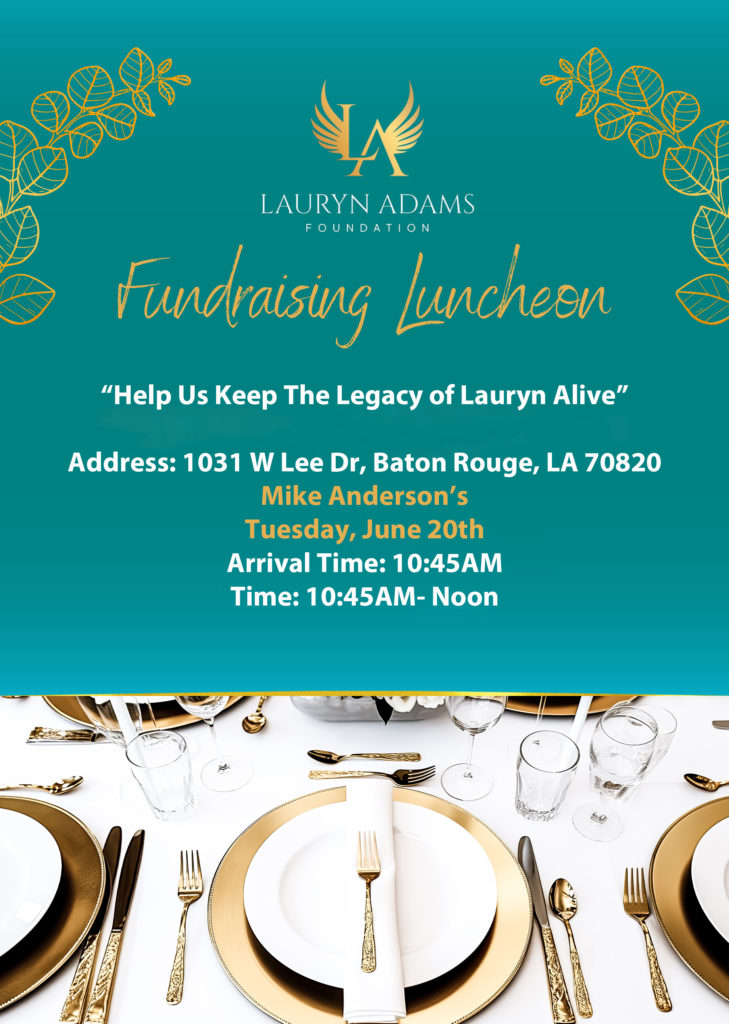 Fundraising Luncheon Flyer